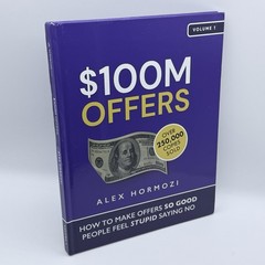 Alex Hormozi $100M Offers Hardcover – Sales Marketing Business – Very Good