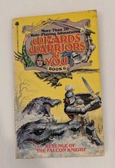 WIZARDS WARRIORS & YOU BOOK 6 REVENGE OF THE FALCON KNIGHT 1985 CYOA RPG Role
