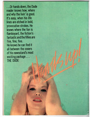 DUDE Men’s Magazine May 1963 Men’s Interest, Sophie Dawn, Gitta Pinelli, others