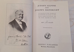 Judahs Sceptre and Josephs Birthright by J H Allen 1917 Analysis of Prophecies