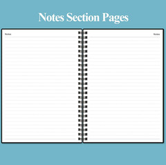 Accounting Ledger Book – A5 Ledger Book for Bookkeeping, Small Businesses & Pers