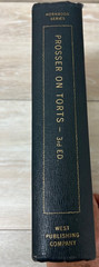 Vintage Handbook of the Law of Torts William L Prosser 3rd Ed 1964 Hardcover