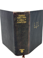 OBRAS COMPLETAS BY FEDERICO GARCÍA LORCA (1960, Leather) -In Spanish – Very Good