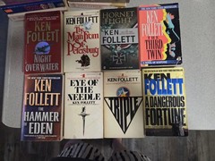 Ken Follett Lot Of 8 Books Paperback