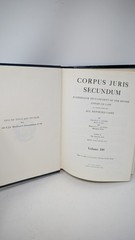 Corpus Juris Secundum – Volume 100 – Workmen’s Comp 353 to 781 CJS Law 1972