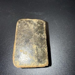 1820 1st Edition Lansingburgh, NY Miniature Leather “Thumb Bible” Illustrations