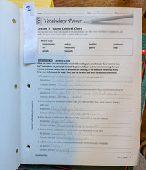 Vocabulary Power Workbook : Grade 9 by McGraw-Hill Glencoe Language Arts