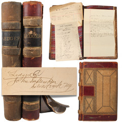 Silver Creek NY 1892 1893 John Schlenker Butcher’s MANUSCRIPT ACCOUNT LEDGERS