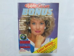 Ralphs The Giant Bonus Magazine March 1989 Mary Hart ET AX