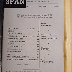 Span Vintage Magazines Non Full Nudity issues number 176