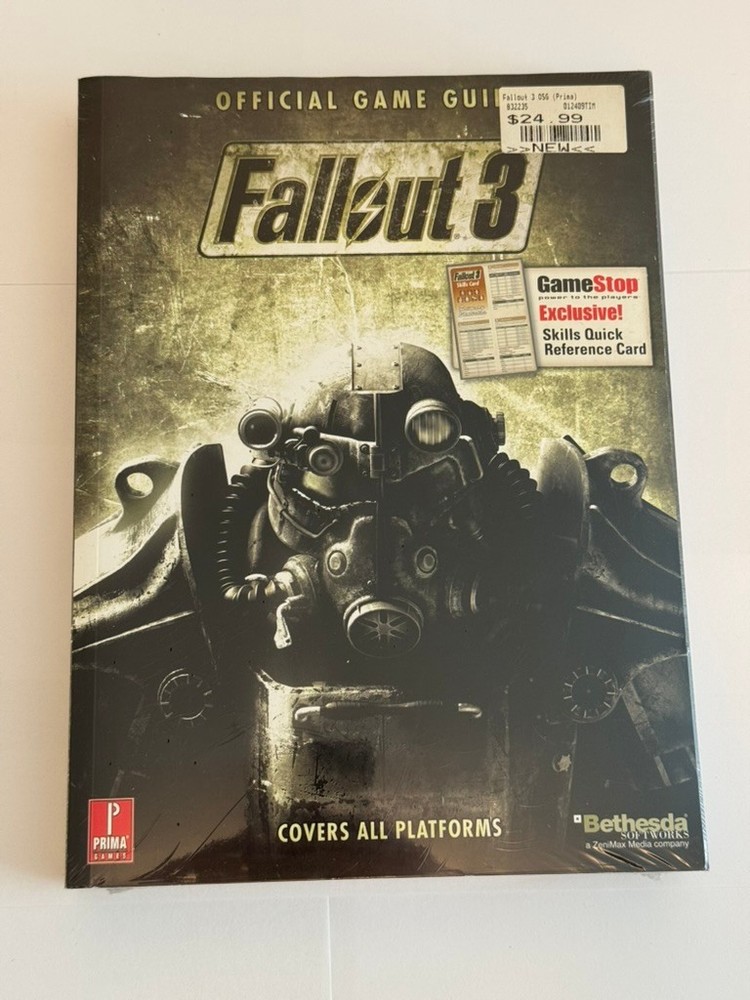 NEW Fallout 3 Official Game Guide by Prima Games – Gamestop Exclusive FREE SHIP