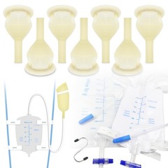 Latex Condom Catheter External Self-Sealing Set, 9 Piece 25mm/0.98inch