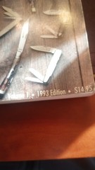 POCKET KNIFE TRADERS PRICE GUIDE Volume 1 1993 Edition – Jim Parker – 328 Pages
