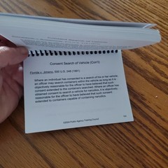 2024 Quick Reference Legal Guide Police Stops Questioning Search Arrest ID Force