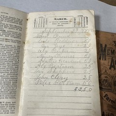Large Lot Old Diaries Account Books Willin Family of Kentucky 1880s – 1910’s