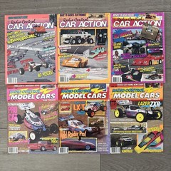 Radio Control Car Action & Model Cars Magazine Lot 6 1989, 1990 And 1992