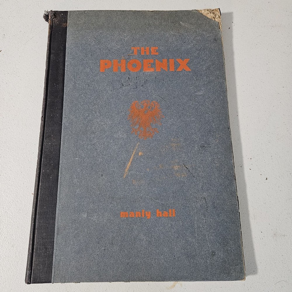 1931-32 Vintage Occult Book: The Phoenix By Manly Hall Limited Edition /3000