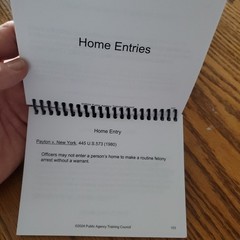 2024 Quick Reference Legal Guide Police Stops Questioning Search Arrest ID Force