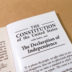 US Pocket Constitution & Amendments, Declaration of Independence, Bill of Rights