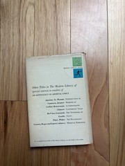 An Anthology Of Medieval Lyrics by Angel Flores (1962) Modern Library Edition