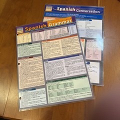 Spanish Conversation & grammar Quick Study Reference Academic Guides