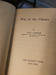 War Of The Classes By Jack London 1912 HC 2nd Ed Good Condition BZ7