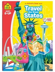 School Zone – Travel the Great States Workbook – 64 Pages, Ages 8 and Up, Geogra