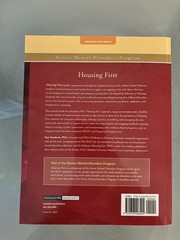 Hazelden Housing First Sam Tsemberis PhD DSM-5 Manual Severe Mental Disorders