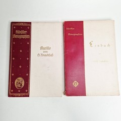 Kunstler-Monographien Murillo von H Knackfuss 1913 Lenbach 1905 – 2 books
