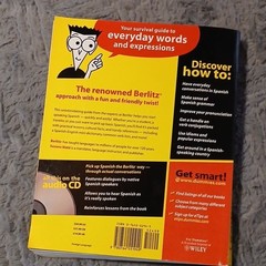 Spanish for Dummies by Susana Wald Paperback Book with Audio CD Wiley 2001