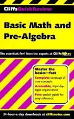 CliffsQuickReview Basic Math and Pre-Algebra – Paperback – GOOD
