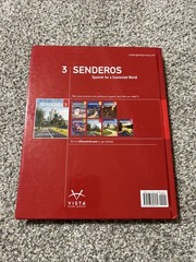 Senderos 3 – Student Edition Spanish for a Connected World – 2023 Hardcover