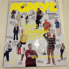 POPEYE Special English Edition Style Sample Magazine 2022 Used From Japan