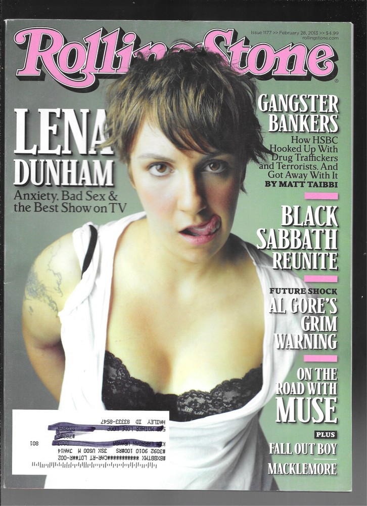 Rolling Stone Magazine Issue 1177 February 28, 2013 Lena Dunham, Black Sabbath