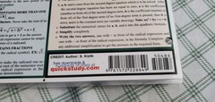 ALGEBRA QUICK STUDY GUIDE BY BARCHARTS INC 2002 2005