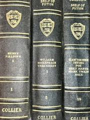 Harvard Classics Shelf of Fiction 1917 PF Collier 8 Vols Vtg Books