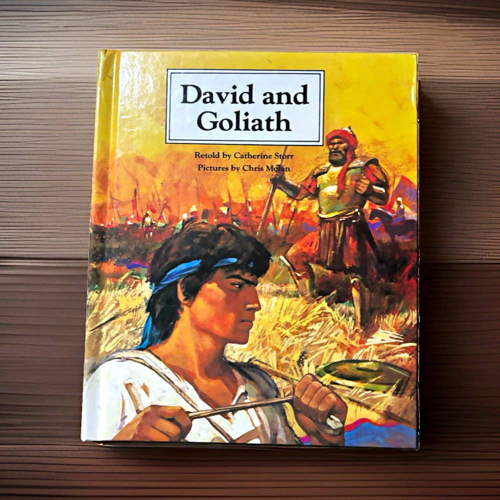 David and Goliath Hardcover by Catherine Storr, illus. Chris Molan Ages 4-8
