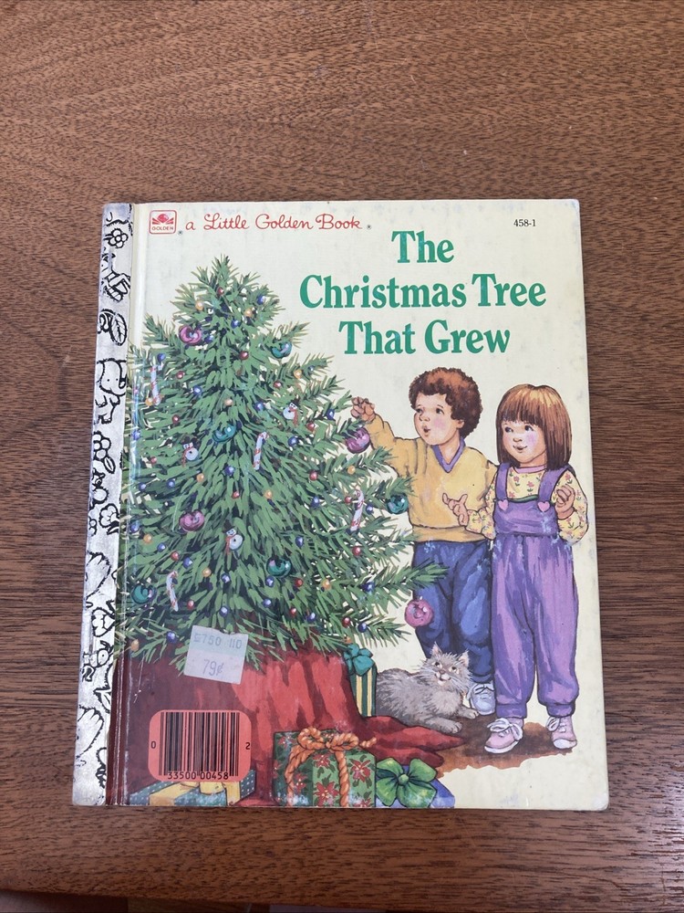 The Christmas Tree That Grew Vintage Children’s Little Golden Book 1989 HC