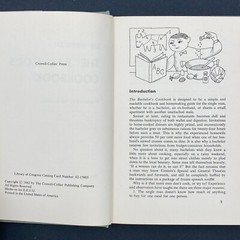 The Bachelor’s Cookbook by Lee Sheridan (1962, HB DJ) GC 190 pages