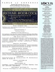 LOCUS #506 & 547 – Science Fiction fanzines – 16 pages on MICHAEL MOORCOCK.