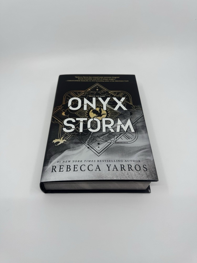 Onyx Storm (Deluxe Limited Edition) by Rebecca Yarros, Hardcover, SIGNED
