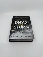 Onyx Storm (Deluxe Limited Edition) by Rebecca Yarros, Hardcover, SIGNED