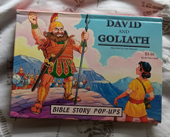 DAVID AND GOLIATH Bible Story Pop Up Book John Patience 3D Kids