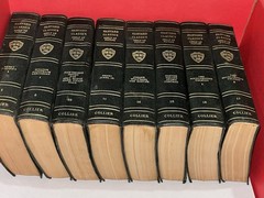 Harvard Classics Shelf of Fiction 1917 PF Collier 8 Vols Vtg Books