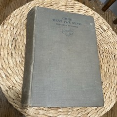Aug. 1936. (novel) Gone With The Wind by M. Mitchell. Heavy Thick Grey Hardback