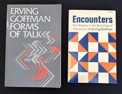 Erving Goffman Encounters 1963 + Forms of Talk 1981 PB Set VG Sociology