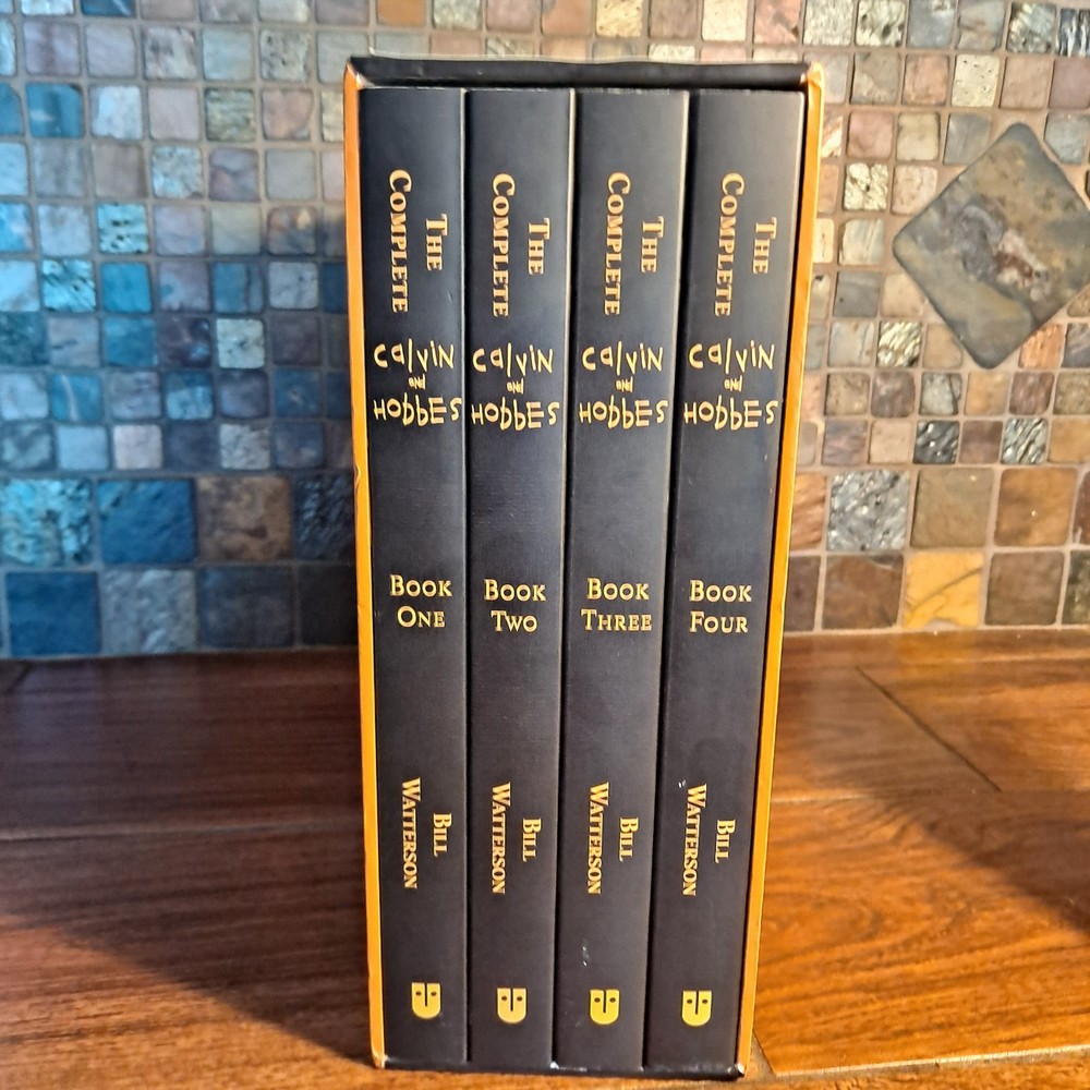 The Complete Collector’s Edition Calvin and Hobbes Paperback 4 Book Box Set
