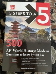 Lot Of 3 AP World History Modern AMSCO Princeton 7th Ed. 500 Questions 5 Steps