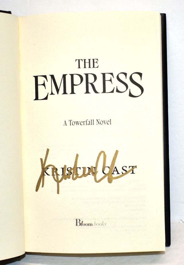 Signed Kristin Cast “The Empress: A Towerfall Novel” Hardcover