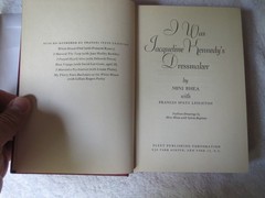 HBDJ I Was Jacqueline Kennedy’s Dressmaker by Mini Rhea – 1962 1st Edition